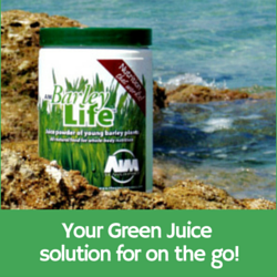AIM BarleyLife is a complete nutritional green juice.