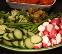 A perfect snack...fresh veggies with different flavors and lots of crunch.