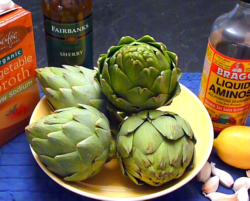 Artichokes are a special treat.