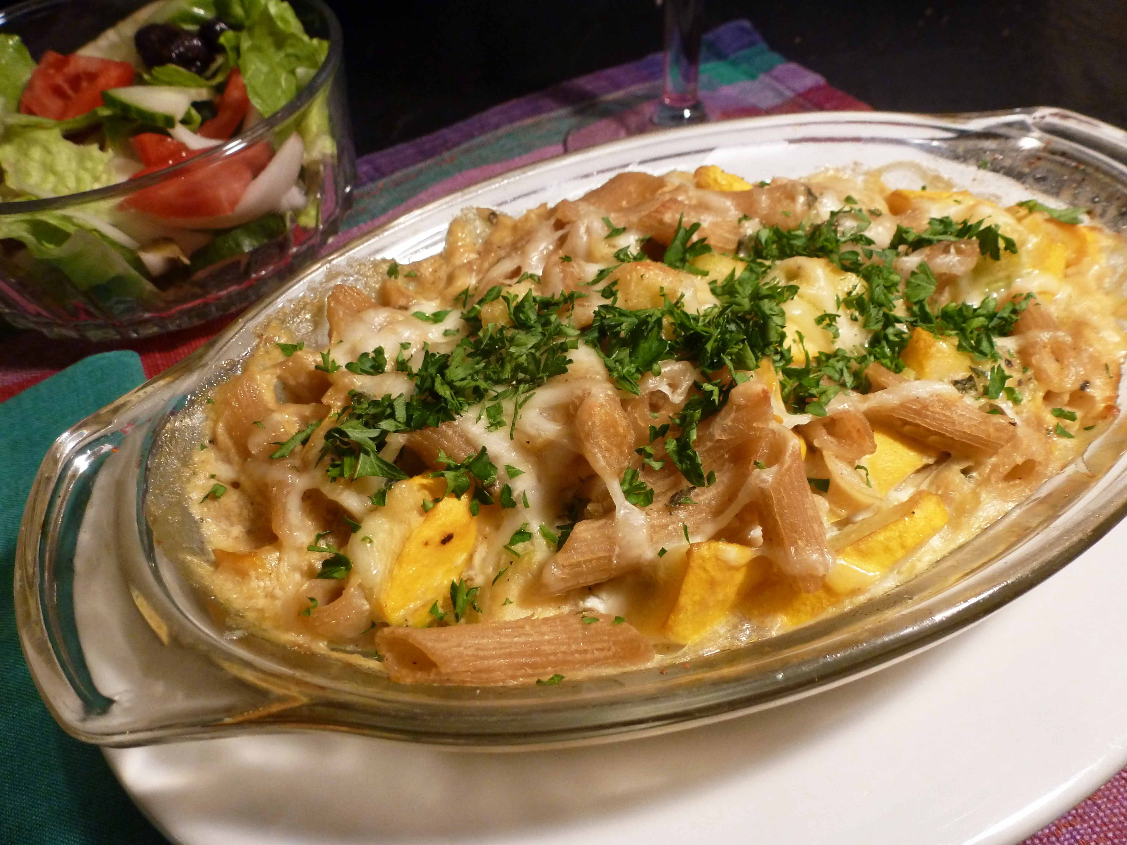 Patty Pan Macaroni and Cheese