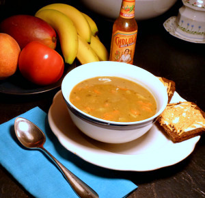 Pea soup is great to make anytime of the year.