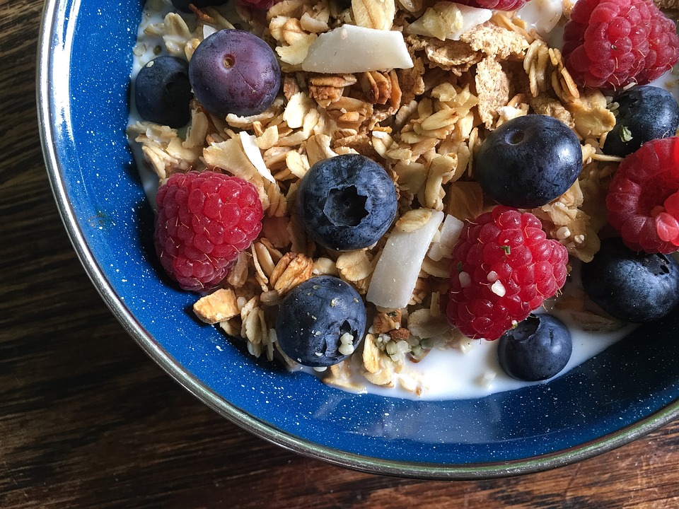 Who can resist berries to enhance your cereal? Berries are delicious and very healthy.