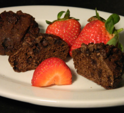 The Mocha Muffins can be made with cocoa or carob powder!