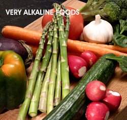 Plant based foods are very alkaline.