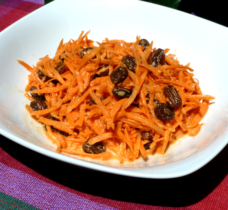 Carrot and Raisin Salad is a sweet salad with a crunchy texture!