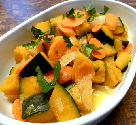 Kabocha squash is an Asian variety of a winter squash.